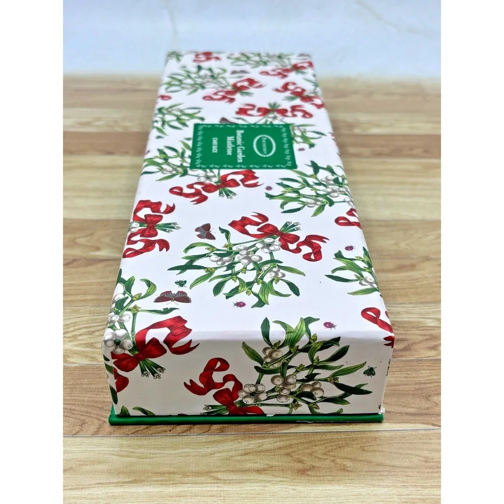 Portmeirion Botanic Garden Serving Cake Slice Mistletoe Porcelain Handle‎ NEW